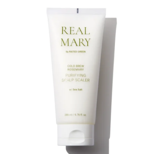 Маска очищаюча для шкіри голови з морською сіллю RATED GREEN Real Mary Cold Brewed Rosemary Purifyng Scalp Scaler 