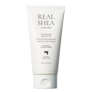 Термозахисний відновлюючий крем для волосся з маслом ши RATED GREEN Real Shea Gold Pressed Shea Butter Leave-in Treatment 