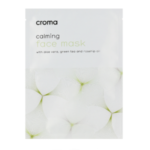 Маска для обличчя з екстрактом зеленого чаю Croma Face Mask Green Tea